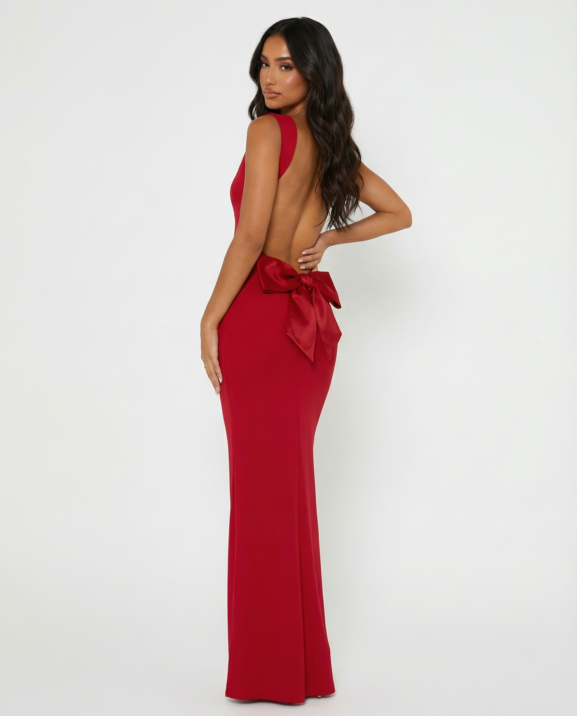 Cleo | Cowl Neck Sleeveless Maxi Dress