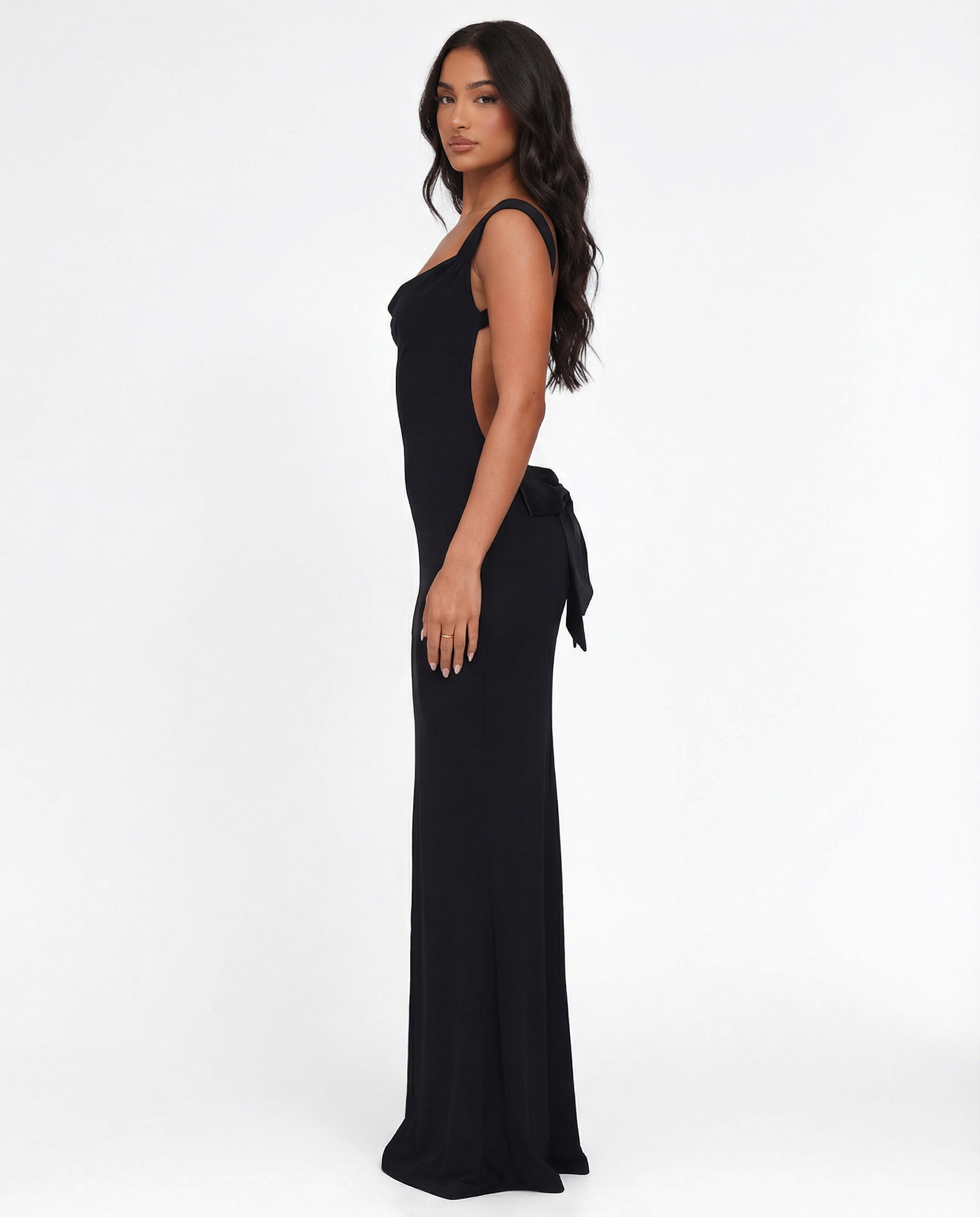 Cleo | Cowl Neck Sleeveless Maxi Dress