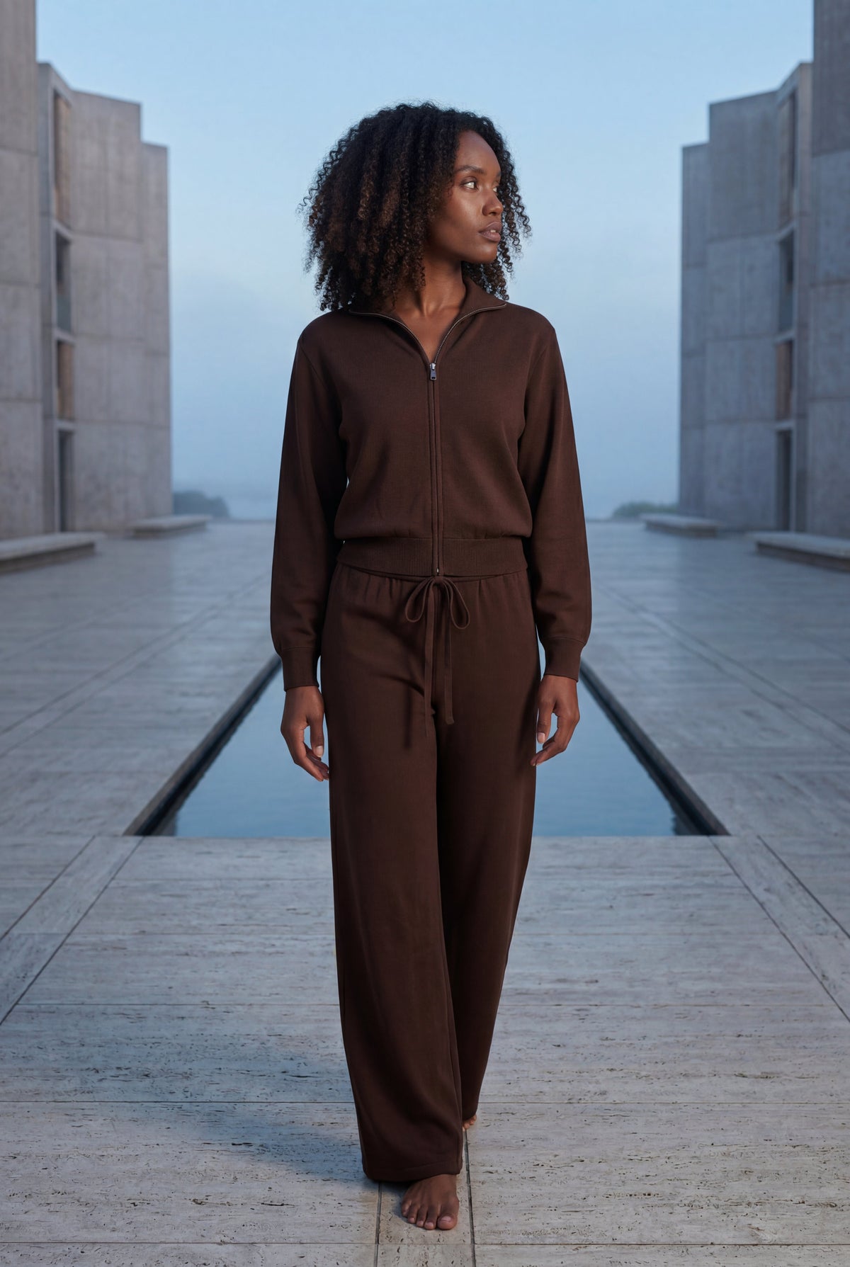 Reva | Relaxed Zip-Up & Wide-Leg Lounge Set