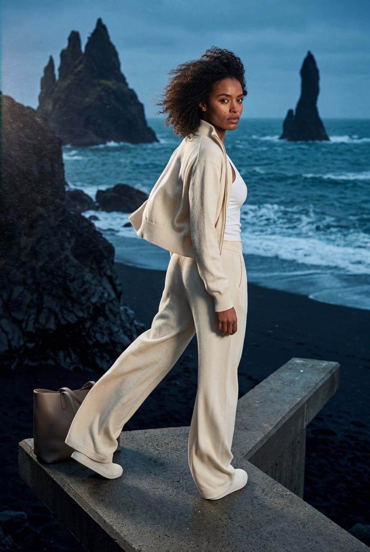 Reva | Relaxed Zip-Up & Wide-Leg Lounge Set