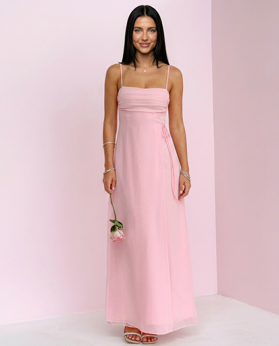 Flossie | Sleeveless Wedding Guest Maxi Dress