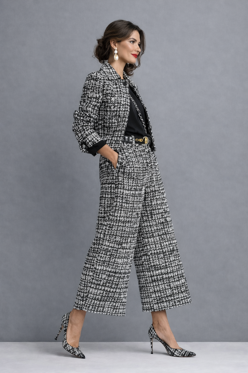 Alejandra | Tweed-Look Office Co-ord Set