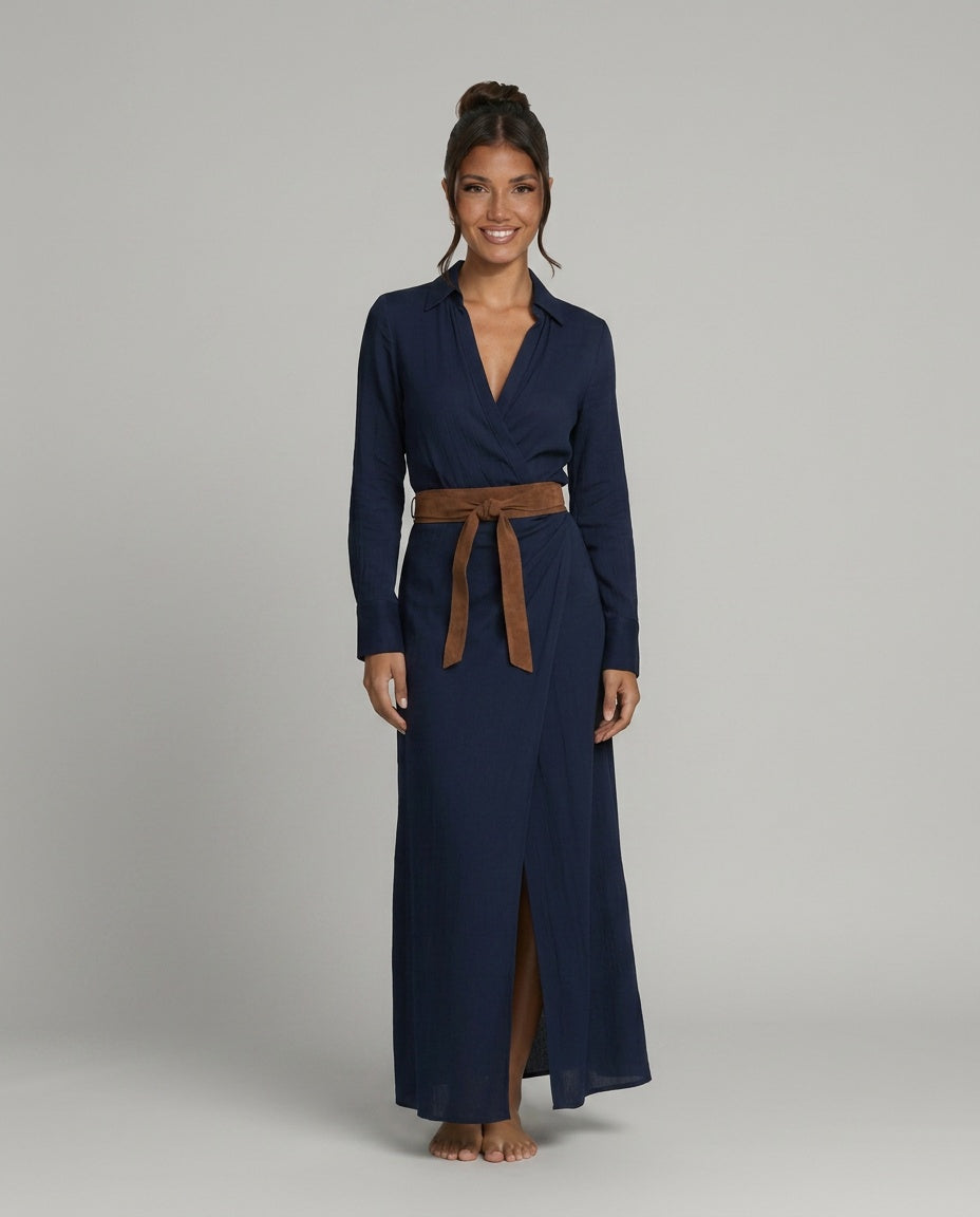 Kinsley | Ruched Stretch Bodycon Maxi Dress