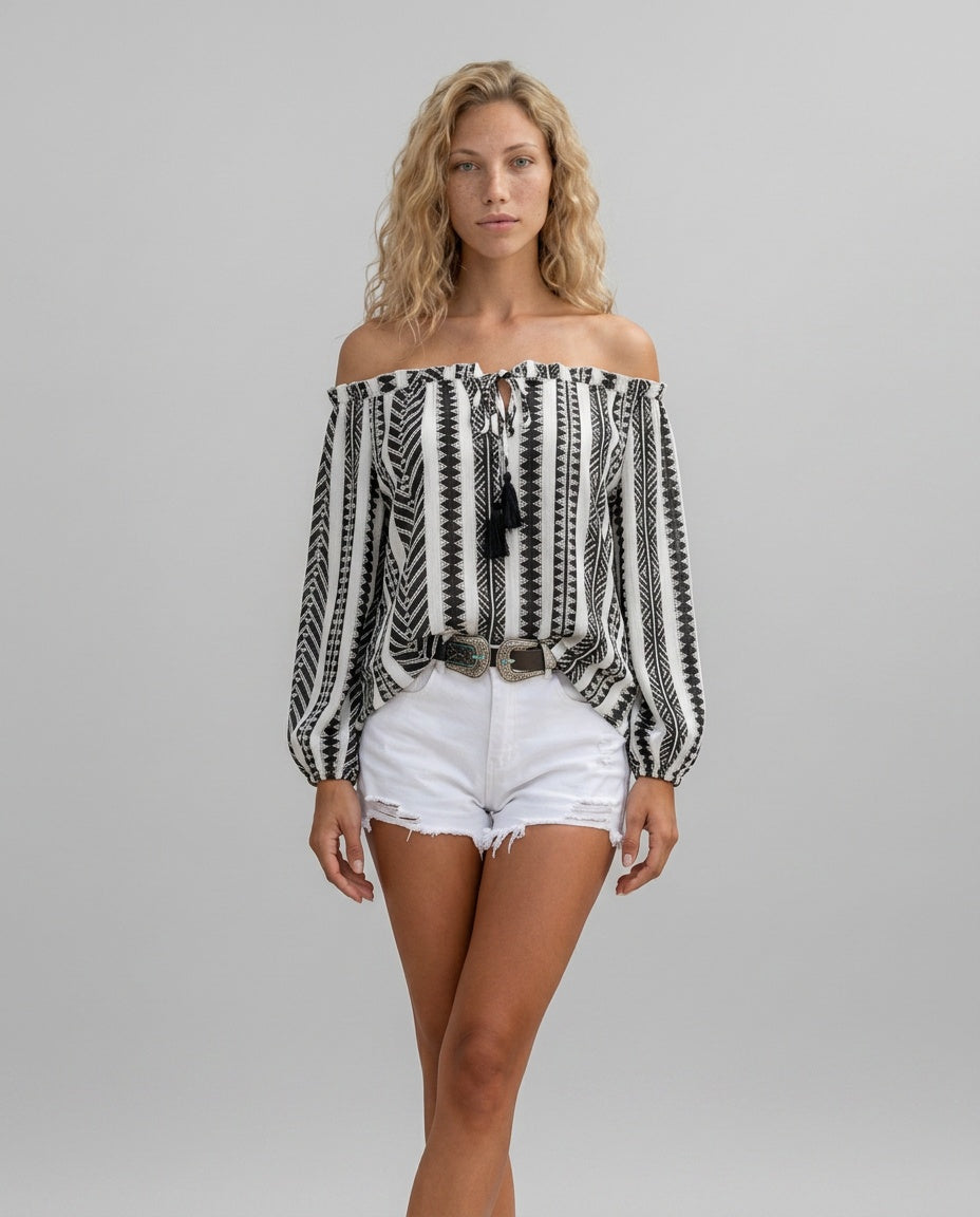 Delaney | Off-Shoulder Casual Top