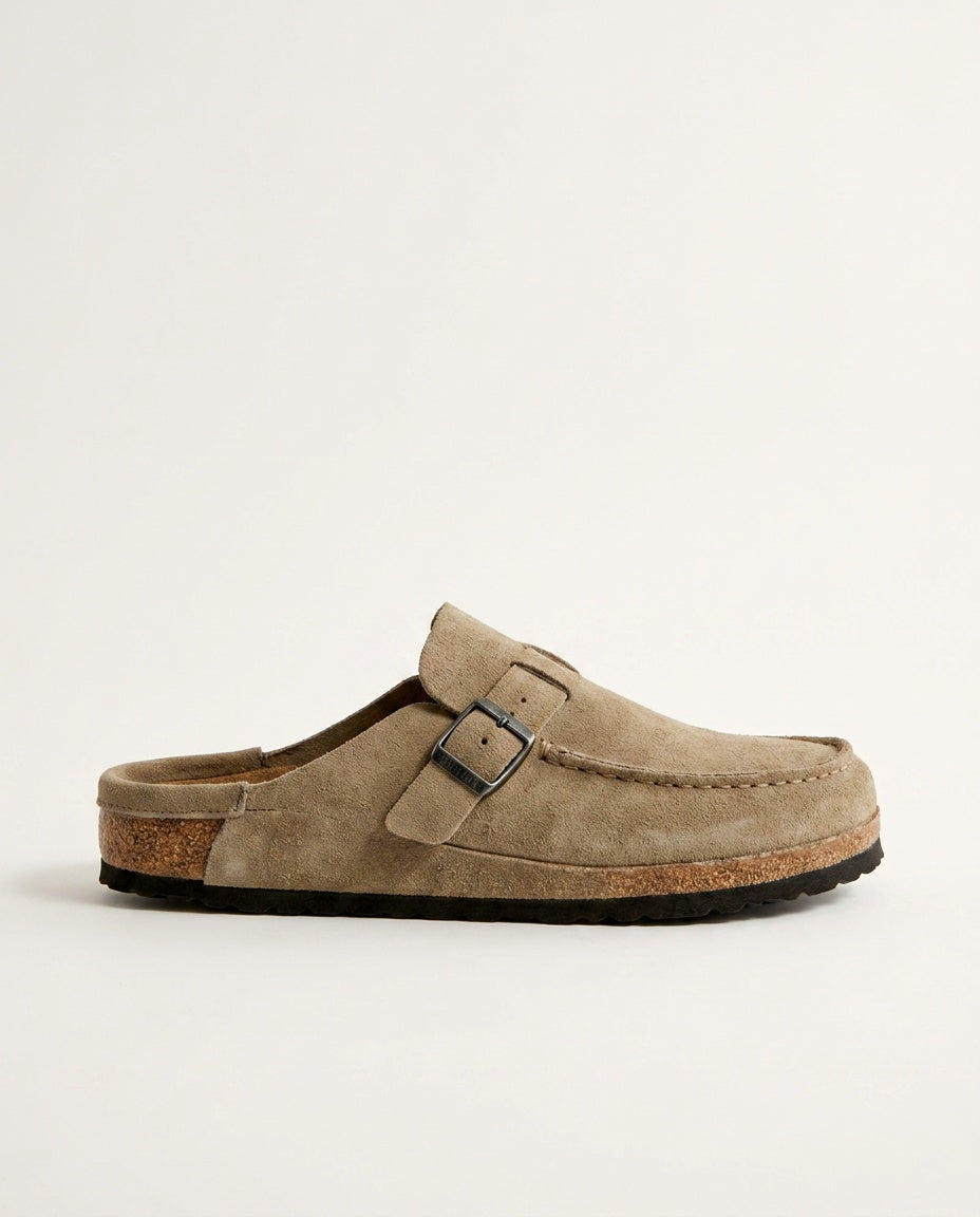 Delphi | Suede-Look Slip-On Clogs