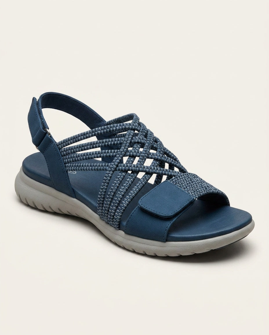 Valentina | Multi-Strap Flat Sandals