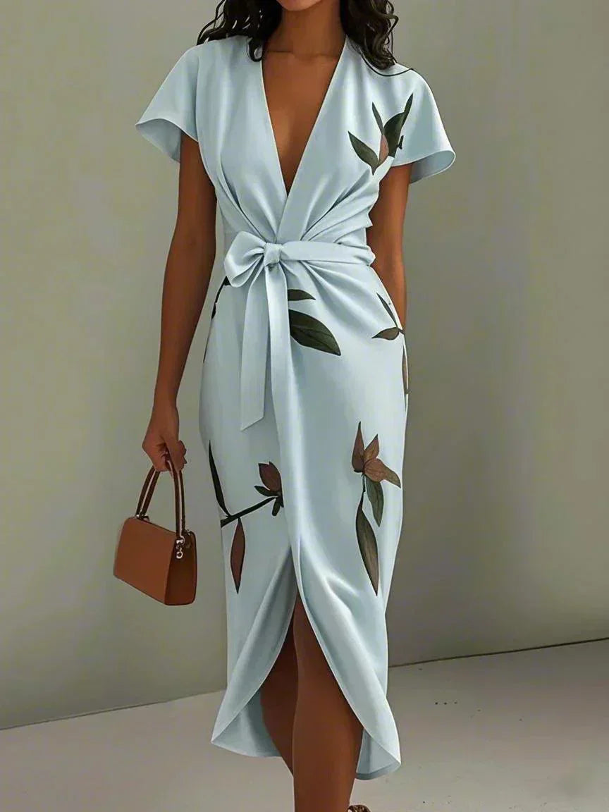 Thea | Wrap Midi Dress