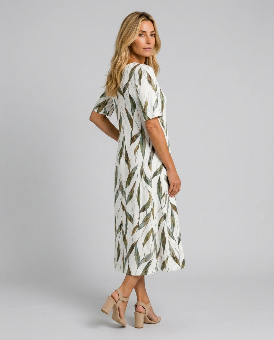 Halcyon | Effortless Flowing Midi Dress