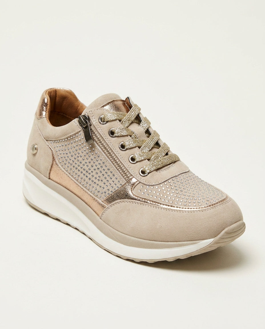 Zara | Side Zip Cushioned Sole Sneakers