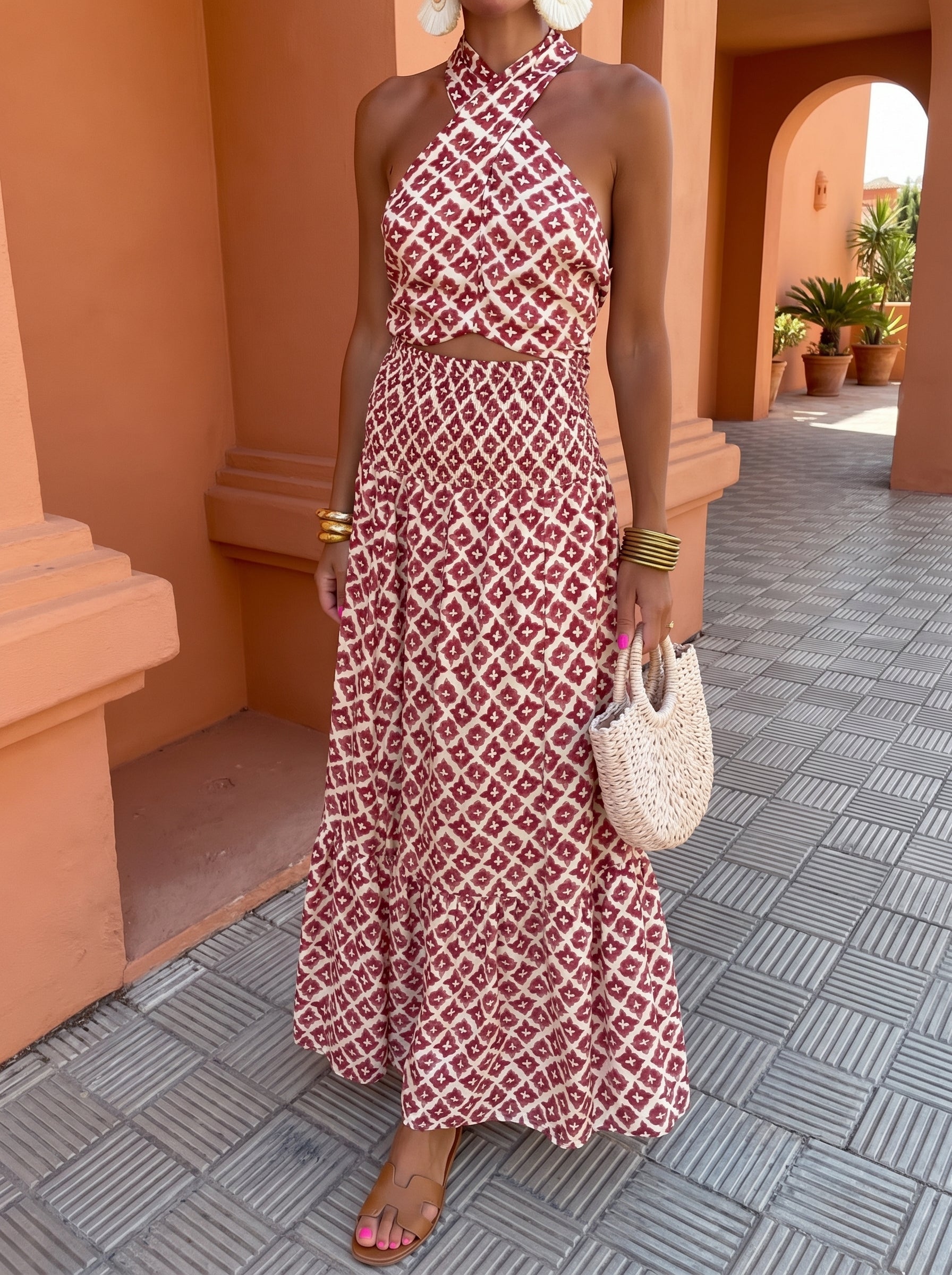 Gemma | Off-Shoulder Ruffle Co-ord Set
