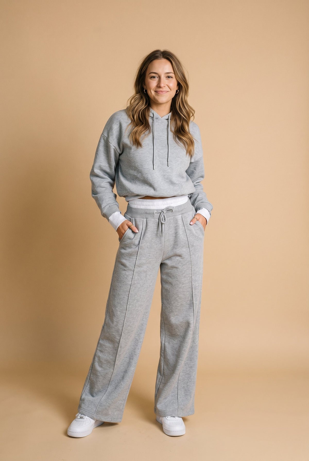 Verity | Relaxed Wide-Leg Hoodie Co-ord Set