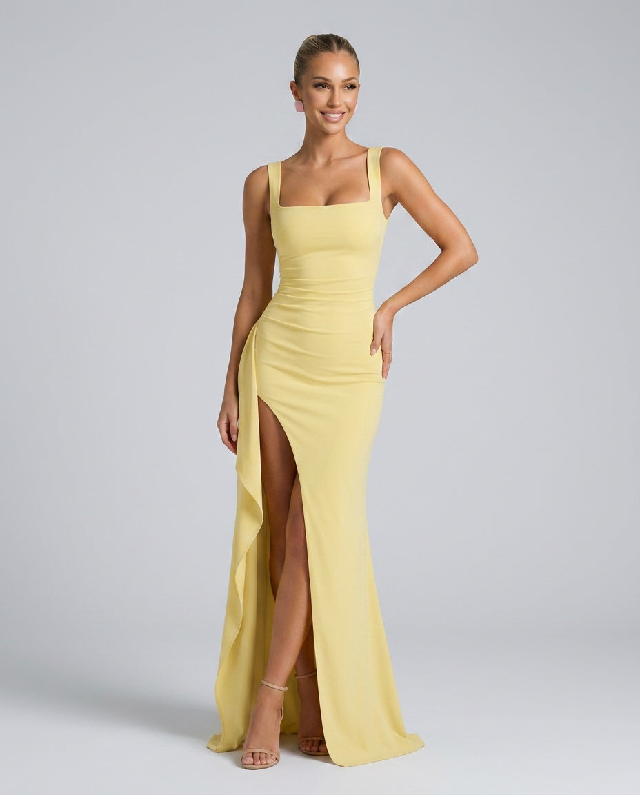 Carmen | Backless Bodycon Slip Maxi Dress