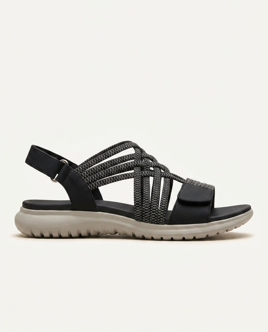Valentina | Multi-Strap Flat Sandals