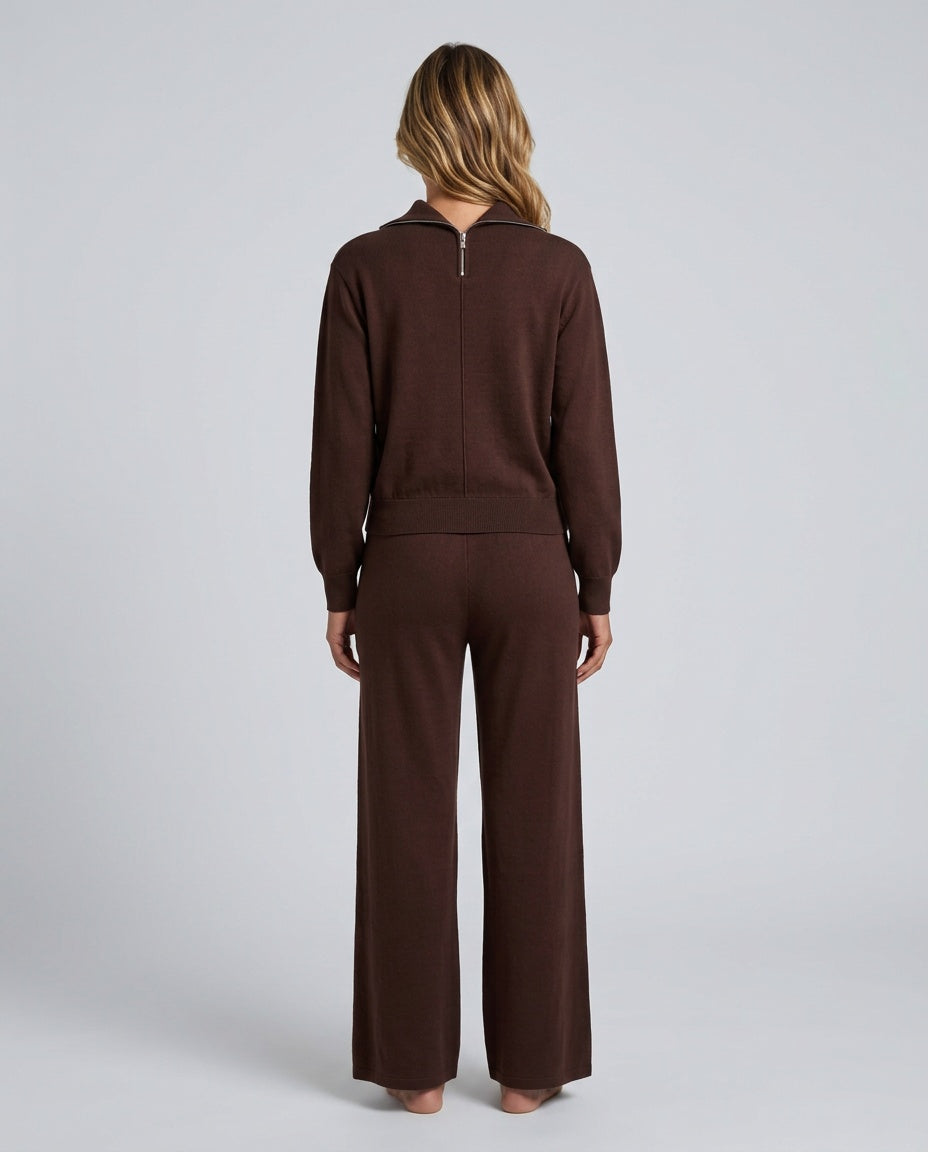 Reva | Relaxed Zip-Up & Wide-Leg Lounge Set
