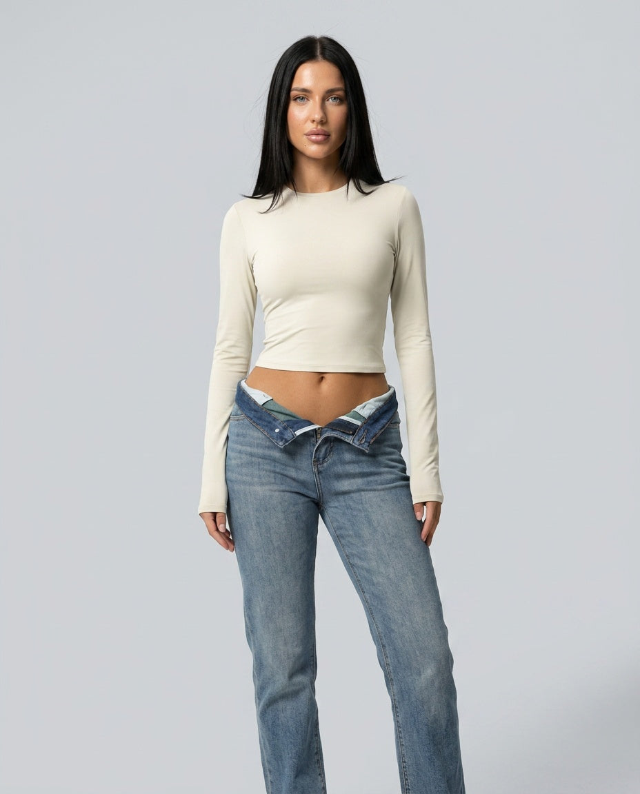 Mabel | Cropped Shaping Activewear Top