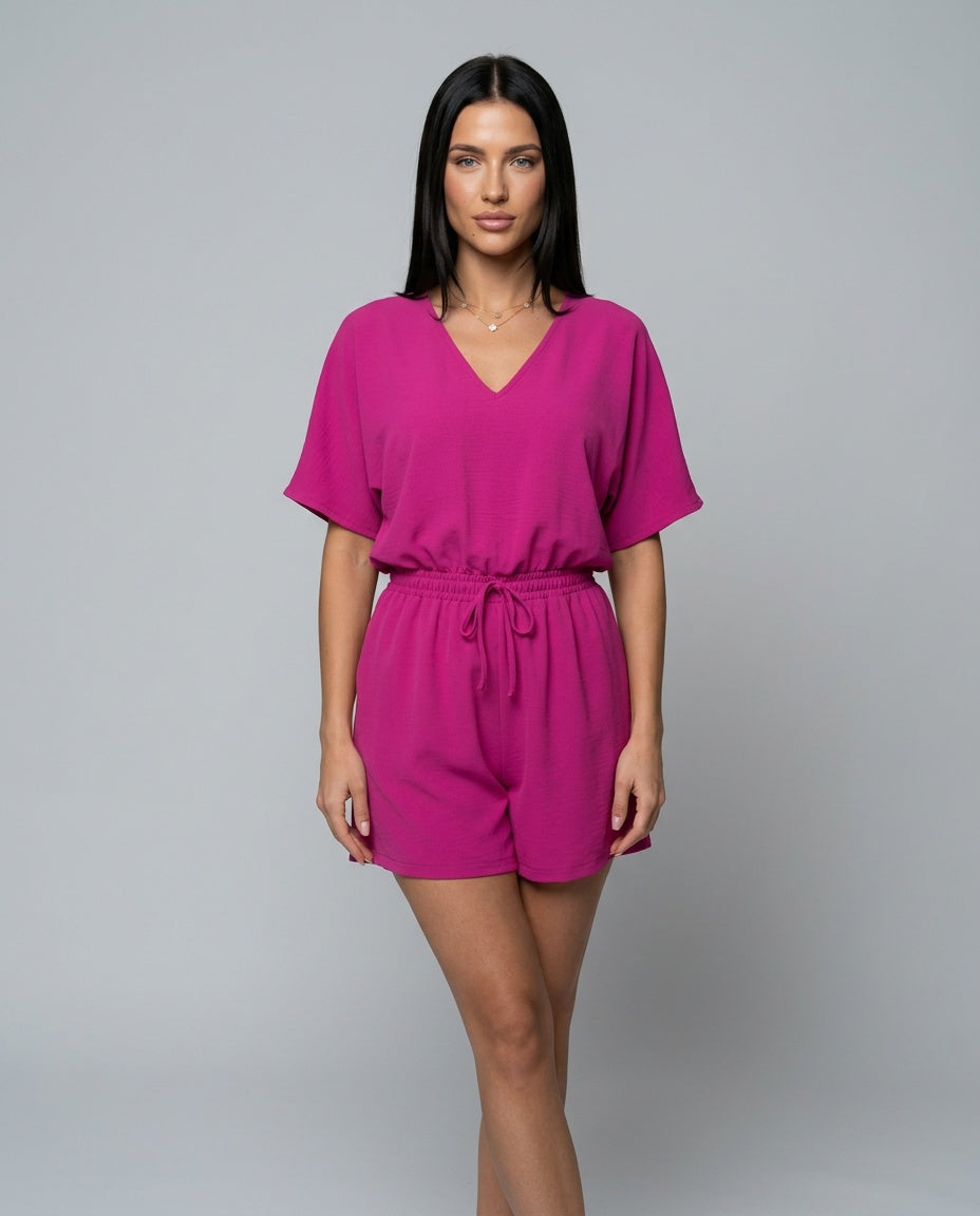 Saskia | Zip Front Summer Playsuit