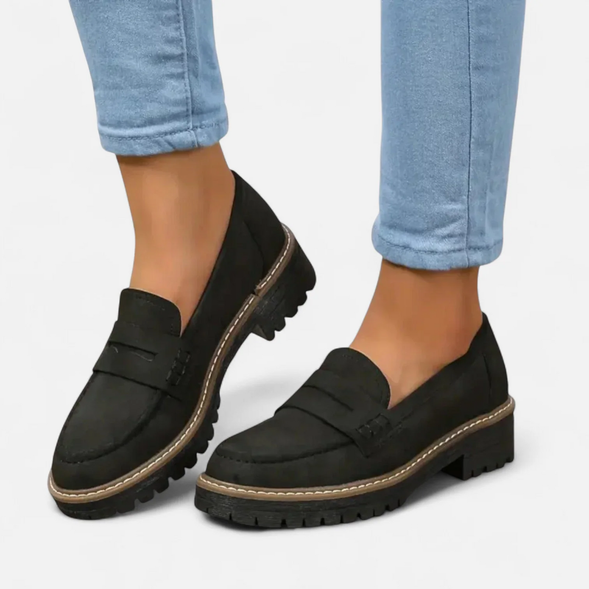 Sabine | Chunky Lug Sole Loafers