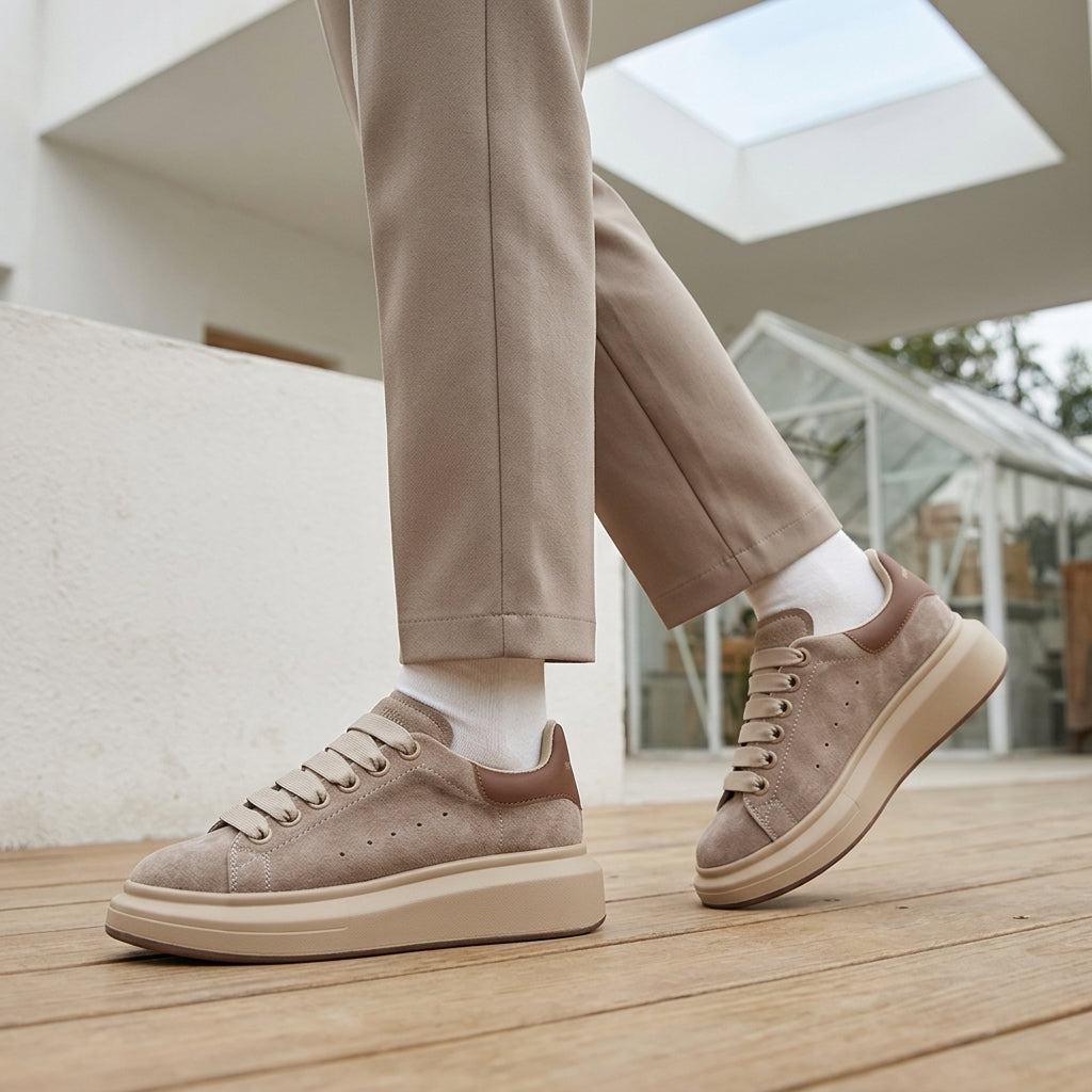 Verona | Suede-Look Platform Sneakers