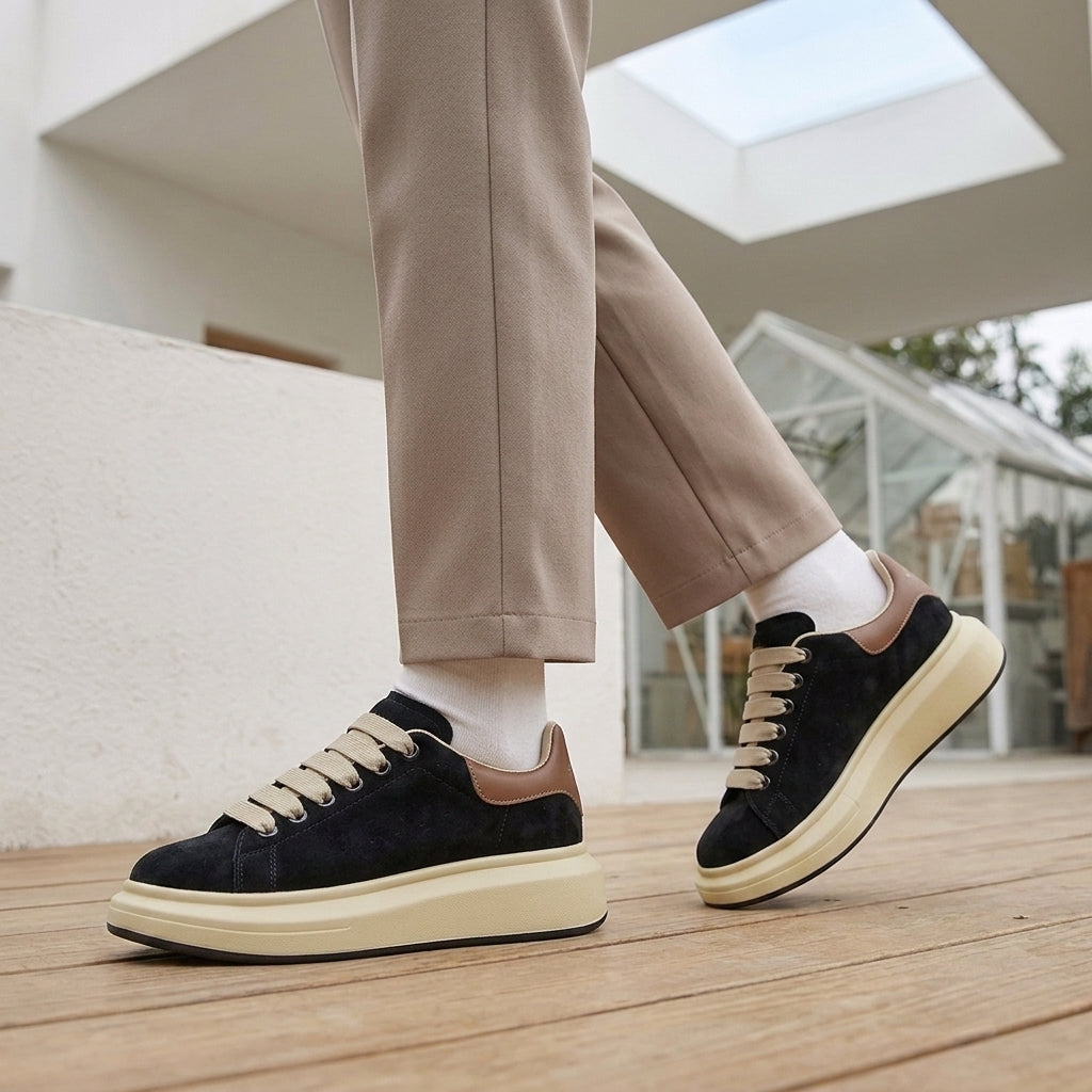 Verona | Suede-Look Platform Sneakers