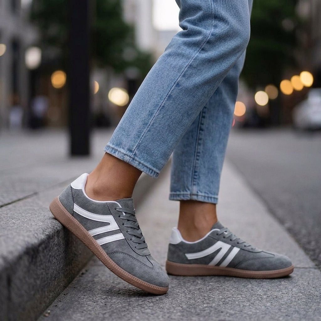 Faye | Retro Panelled Sneakers