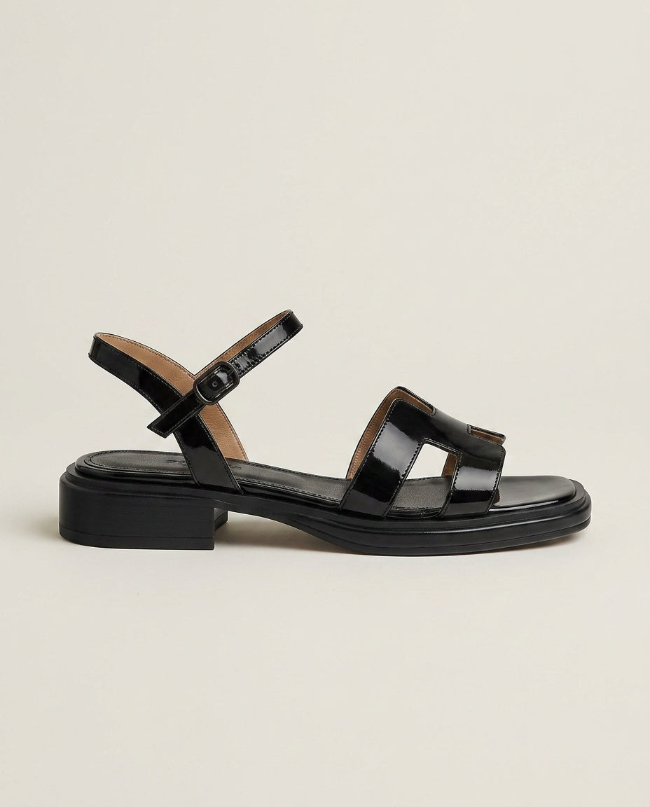 Roma | Strappy Leather-Look Sandals