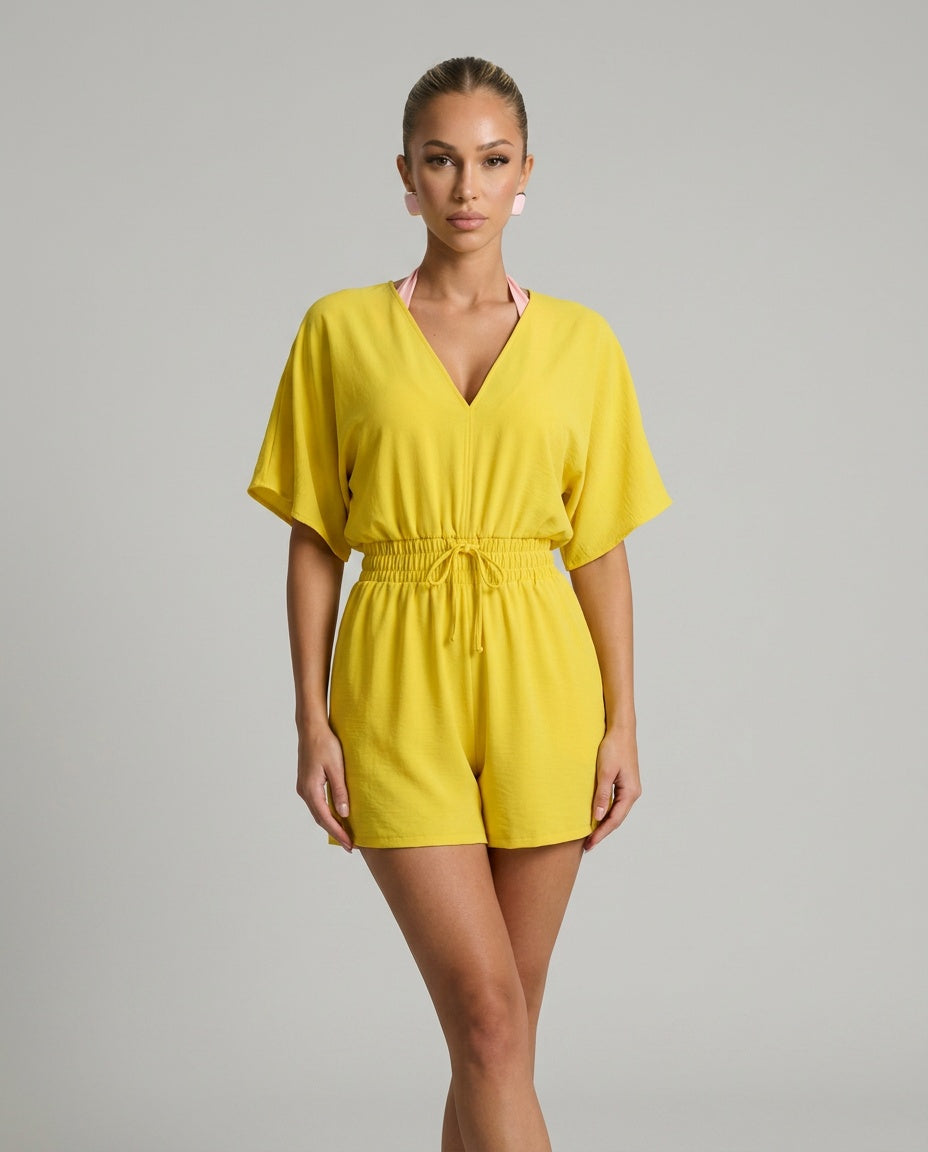 Saskia | Zip Front Summer Playsuit