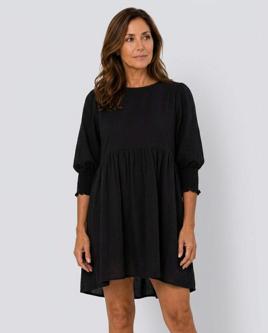 Lola | Relaxed Fit Short Sleeve Mini Dress