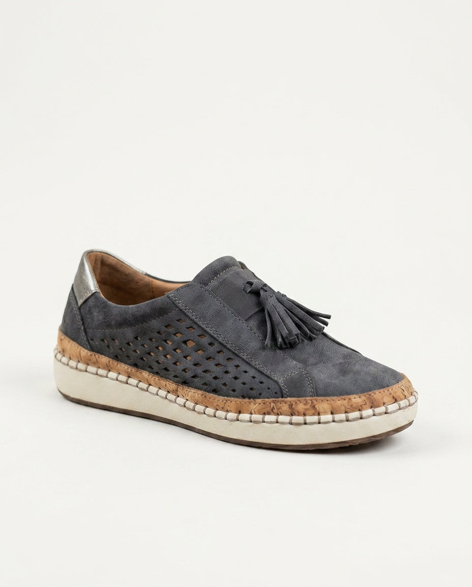 Leticia | Knit Cushioned Sole Slip-On Shoes
