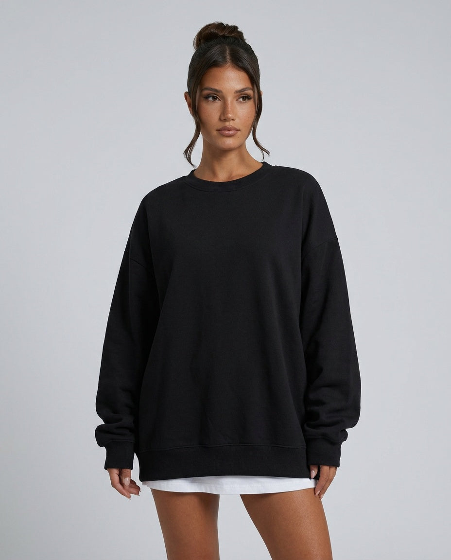 Camila | Oversized Crew Neck Sweatshirt