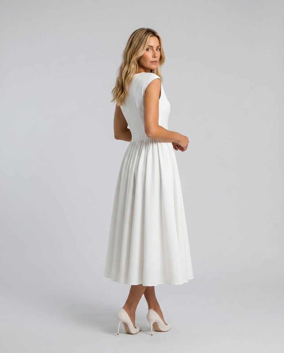 Vienne | Classic A-Line Maxi Dress