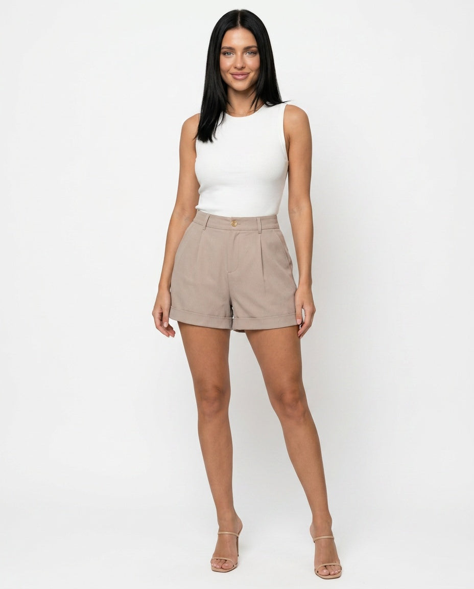 Opal | High Waist Wide-Leg Shorts