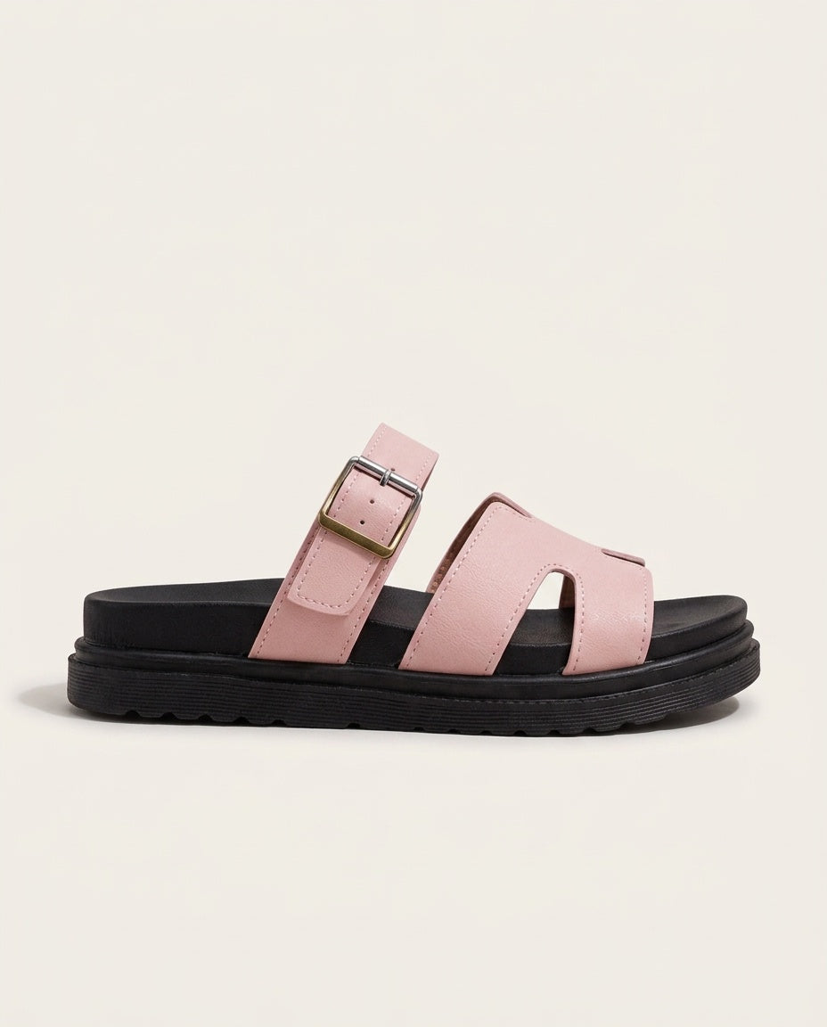 Elin | Chunky H-Strap Platform Sandals