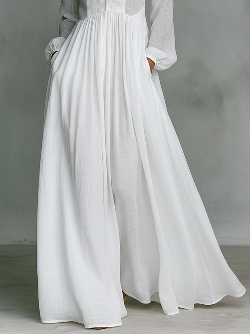 Odette | Flowy Column Maxi Dress