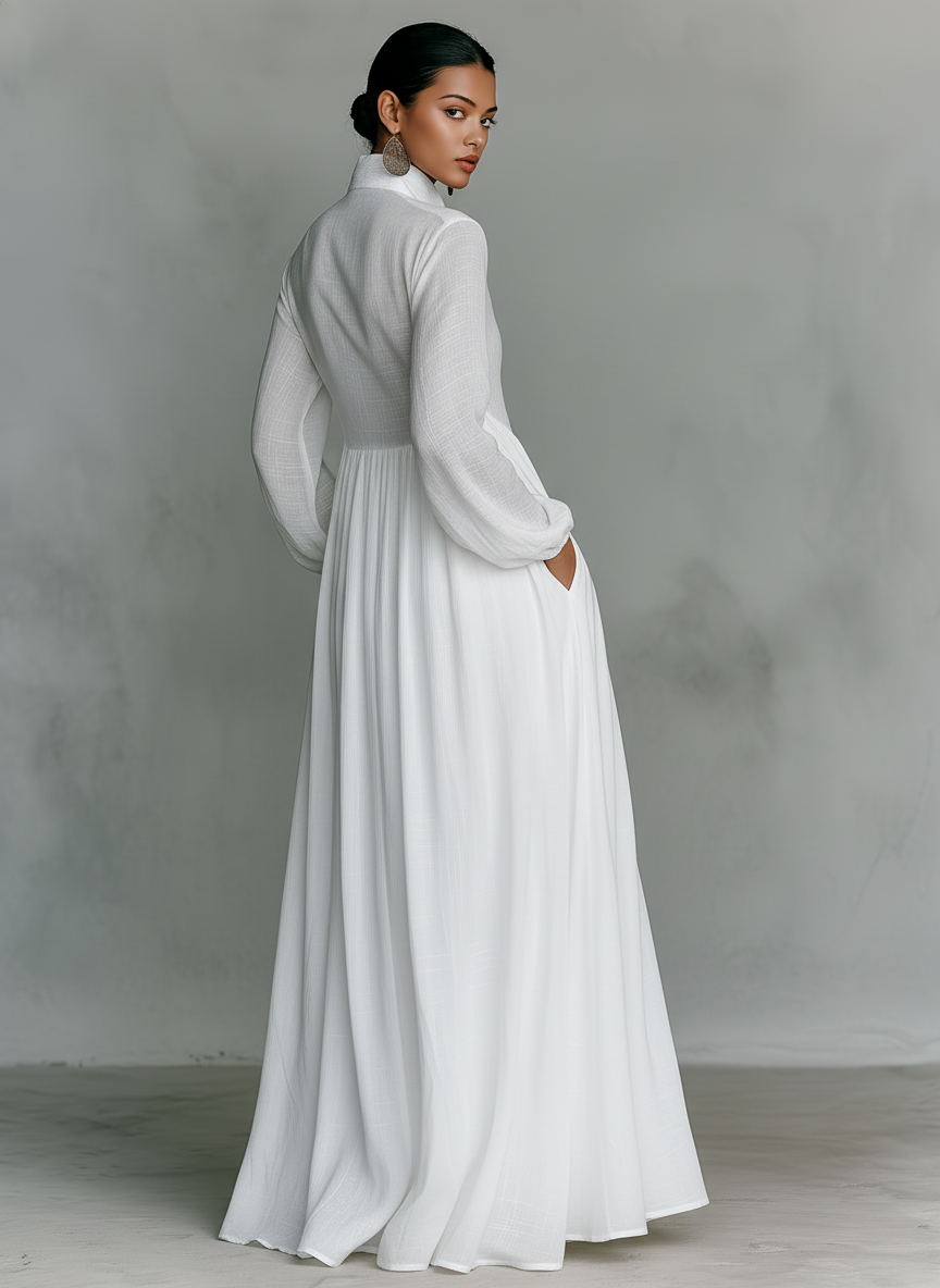 Odette | Flowy Column Maxi Dress