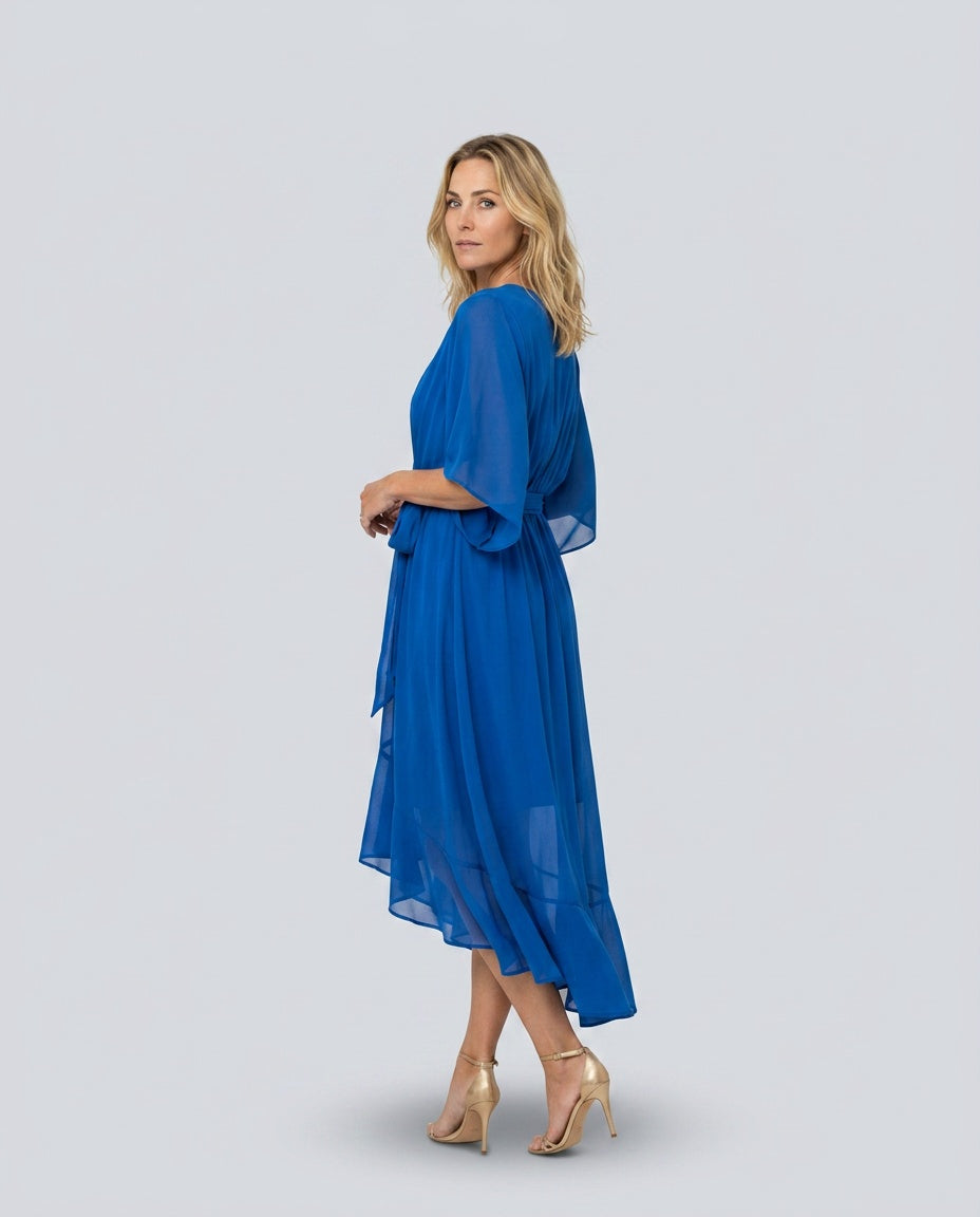 Rocio | Flowing V-Neck Midi Dress
