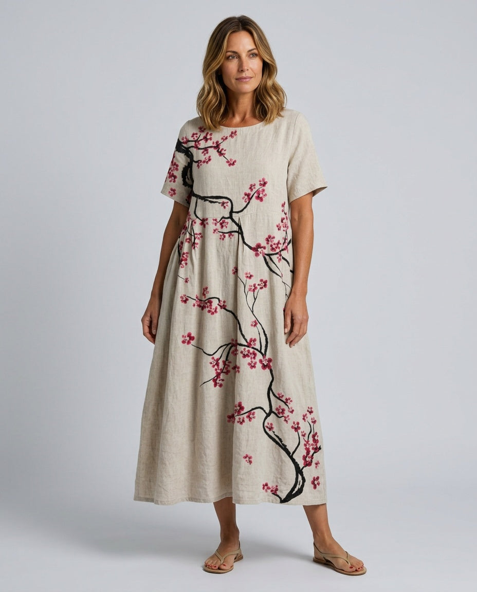 Josie | Bohemian Floral Lightweight Maxi Dress