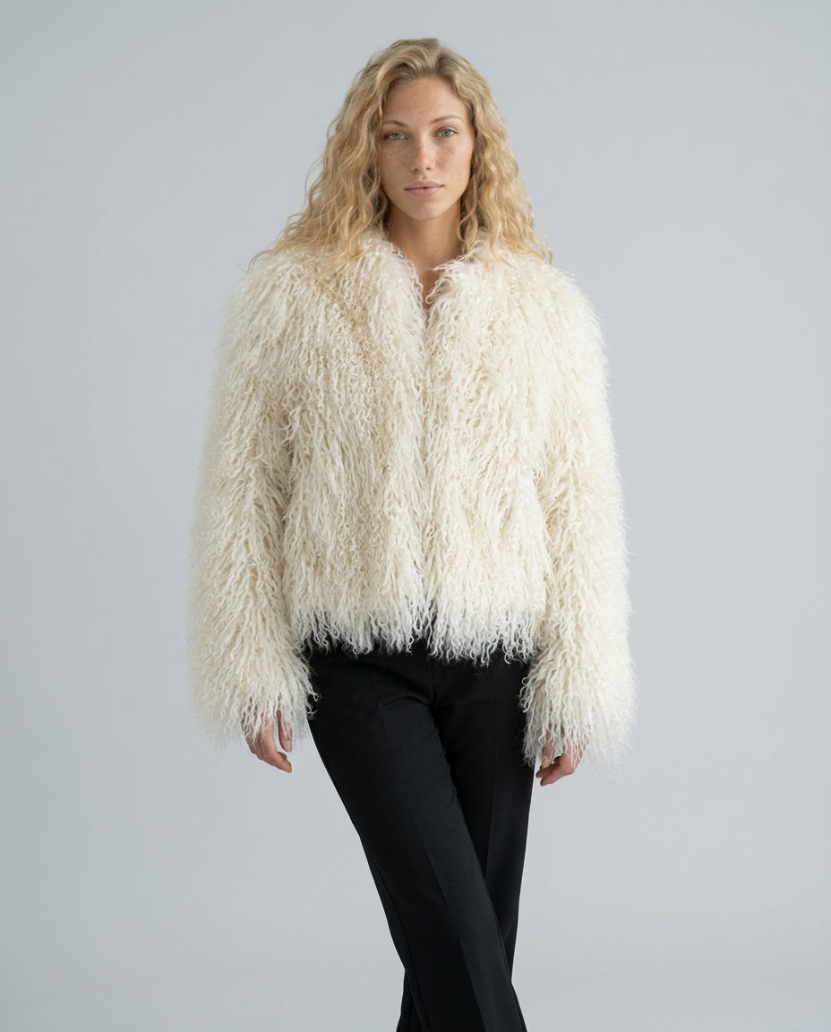 Alma | Oversized Teddy Faux Fur Coat
