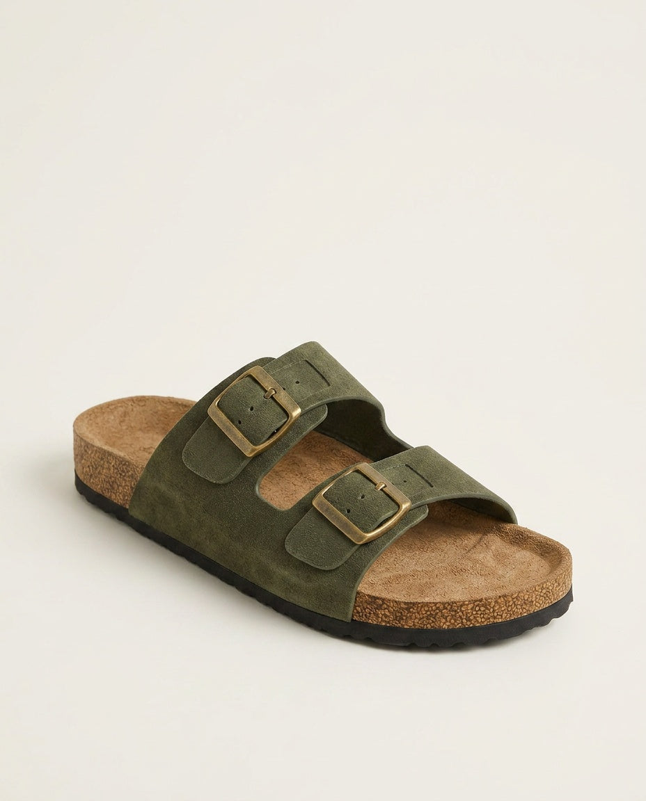 Yara | Buckle Strap Flat Sandals