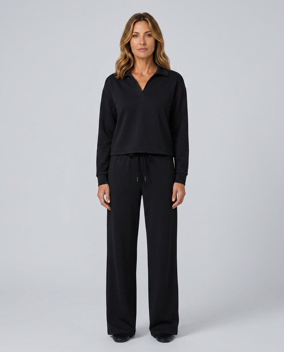 Anouk | Collared Wide-Leg Trousers Co-ord Set