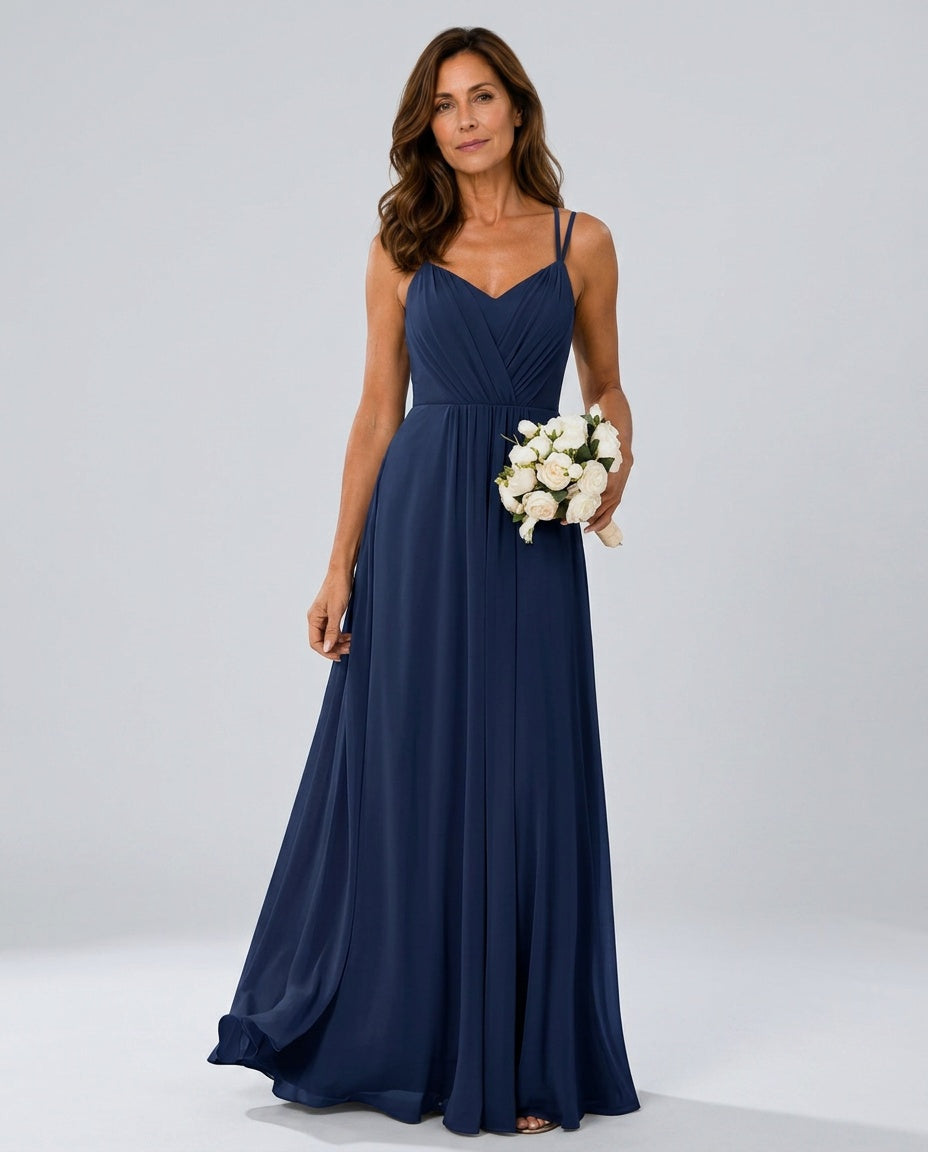 Briella | Sweetheart Ruched A-Line Maxi Dress
