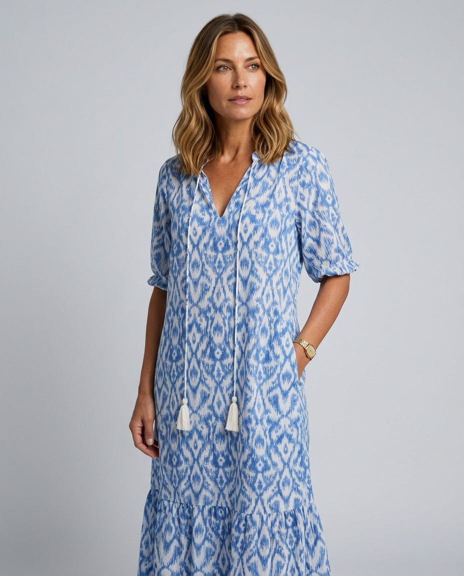 Elin | Breezy Coastal Midi Dress