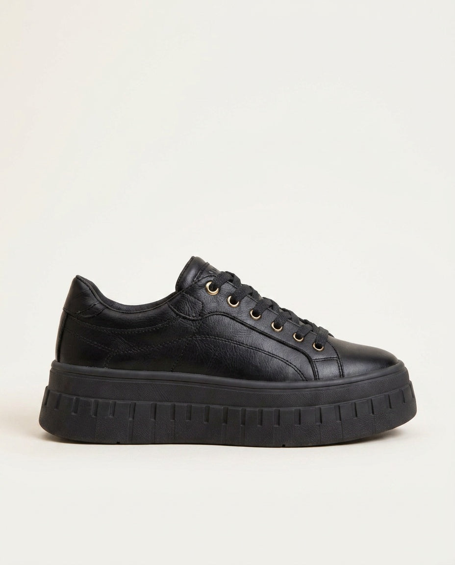 Lila | Cushioned Footbed Platform Sneakers