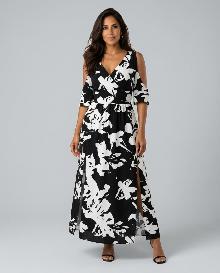 Layla | Bohemian Split Hem Maxi Dress