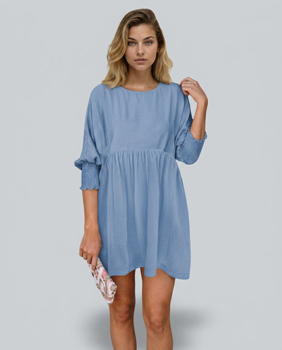 Lola | Relaxed Fit Short Sleeve Mini Dress
