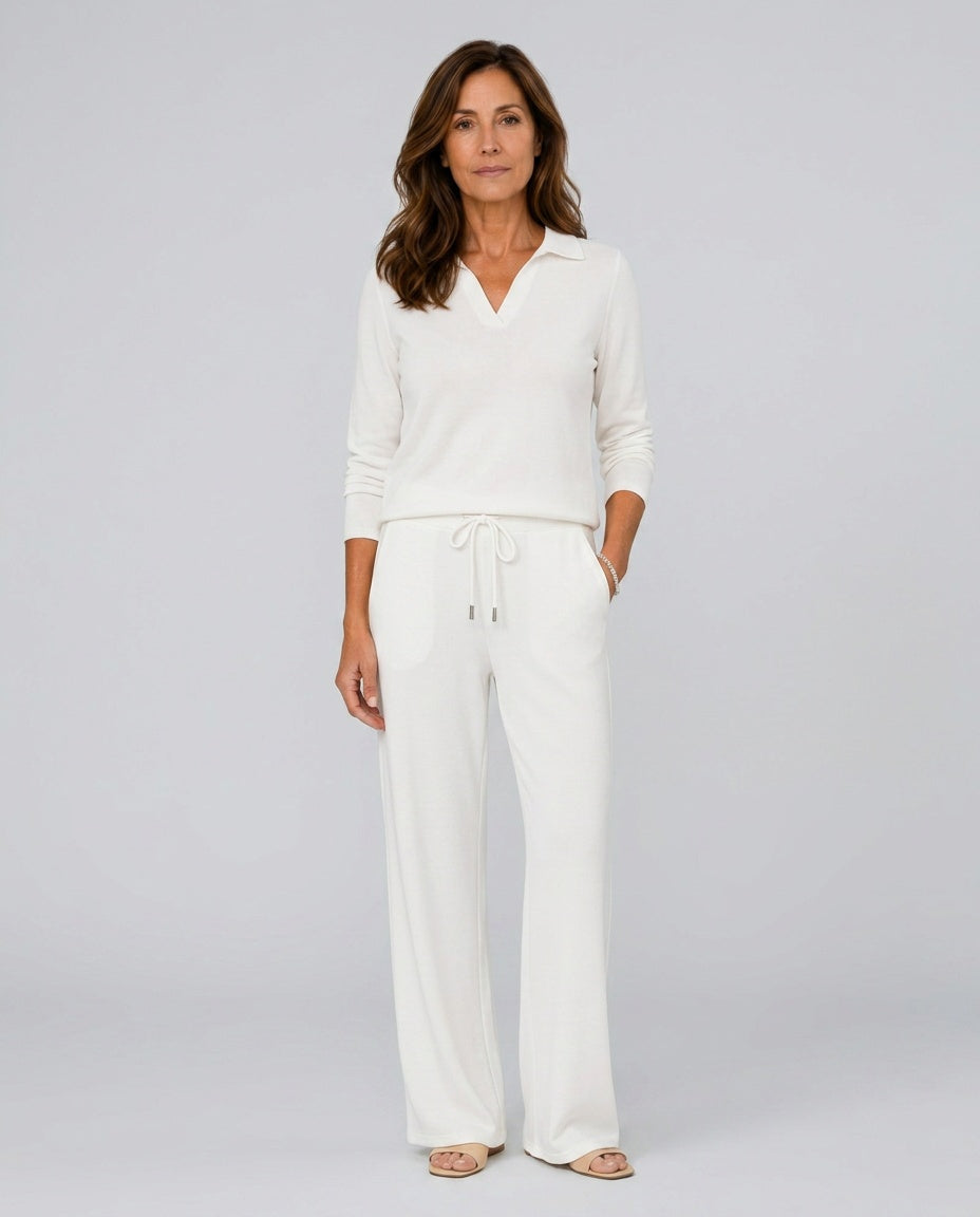 Anouk | Collared Wide-Leg Trousers Co-ord Set