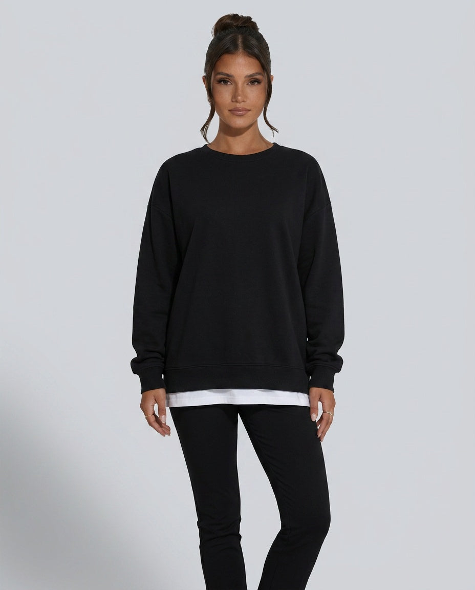 Camila | Oversized Crew Neck Sweatshirt
