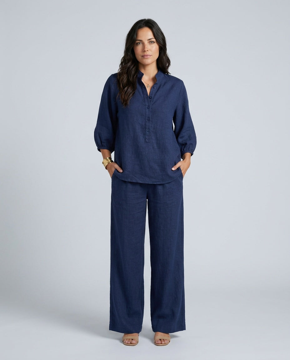 Vivienne | Batwing Sleeve Wide Leg Trouser Set