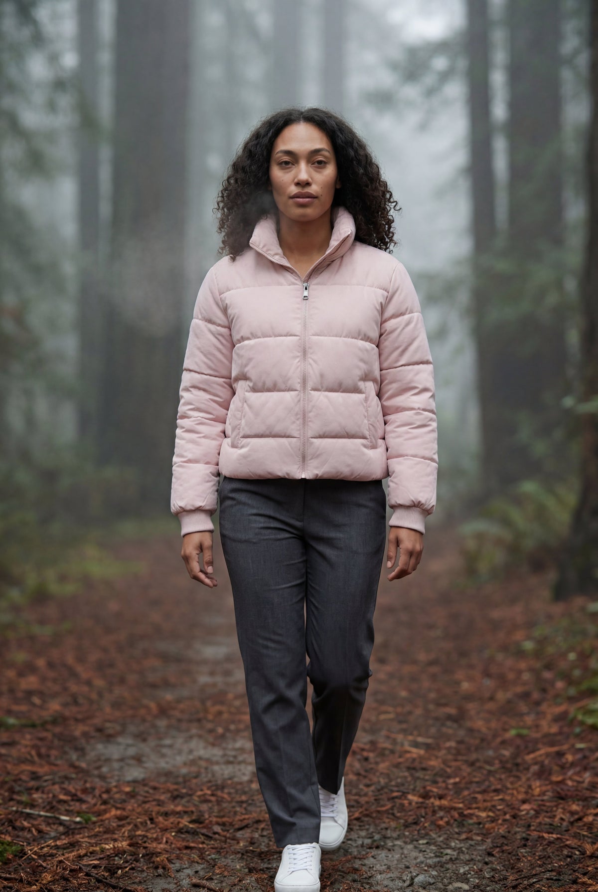 Alba | Cropped High-Collar Quilted Puffer Jacket