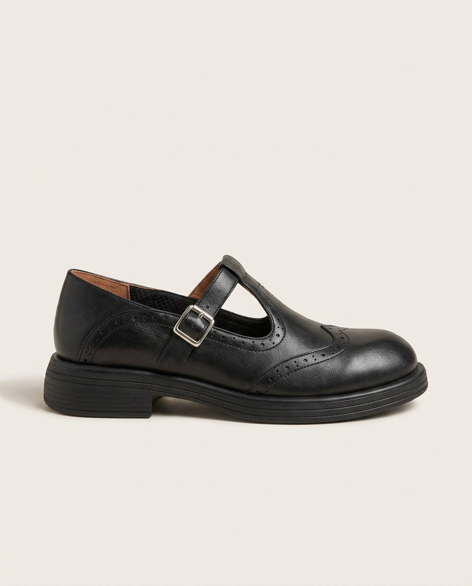 Florence | Adjustable T-Bar Mary Jane Flats