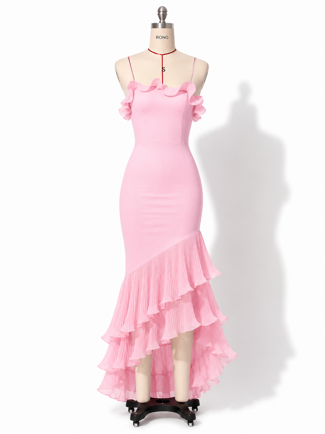 Reese | Sweetheart Ruffle Bodycon Maxi Dress